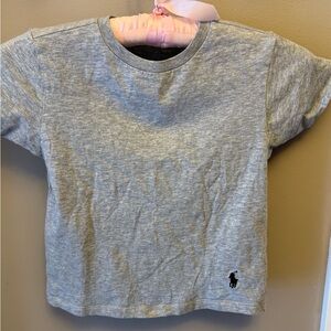 Polo by Ralph Lauren Light Gray Kids Tee